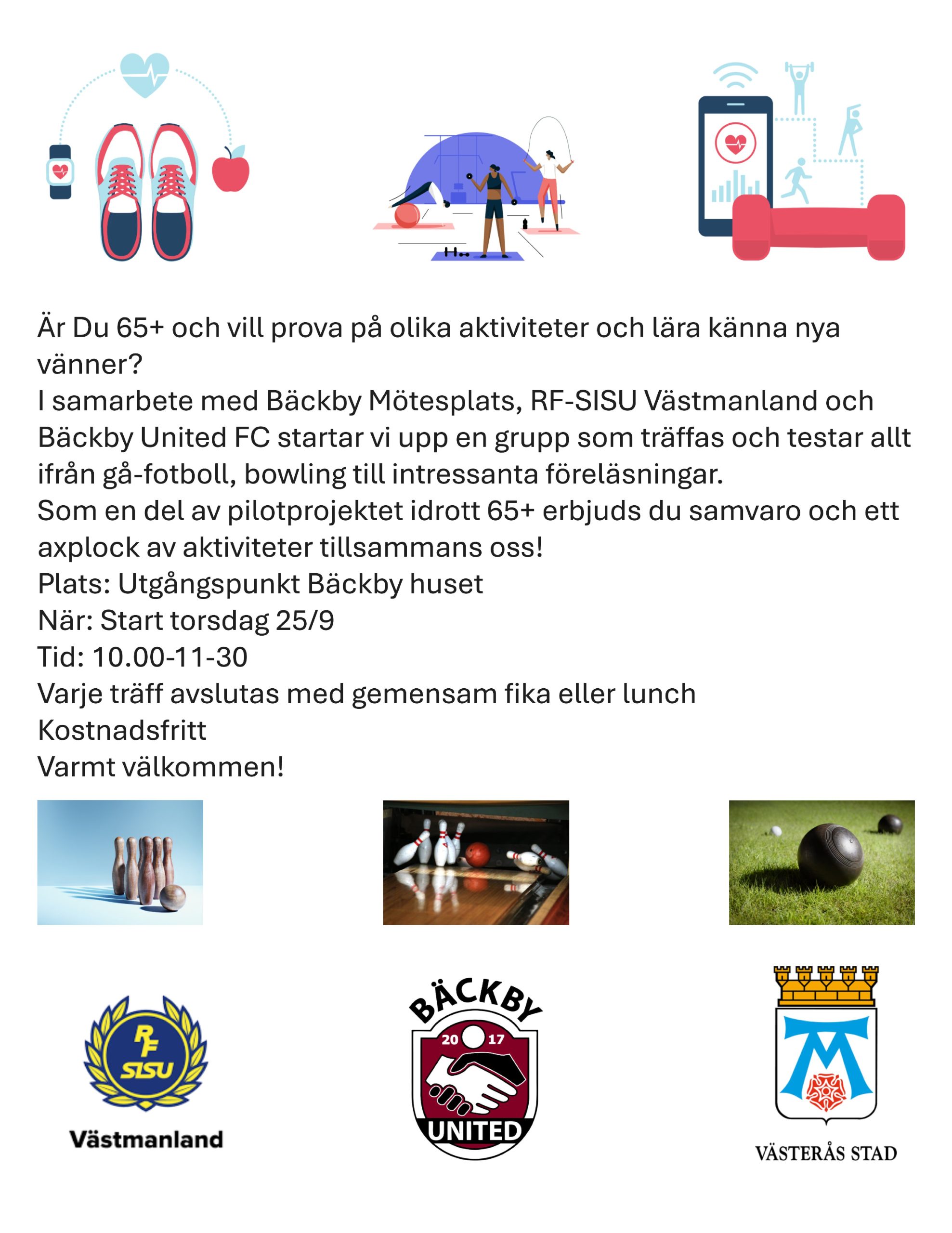 65+ aktiviteter