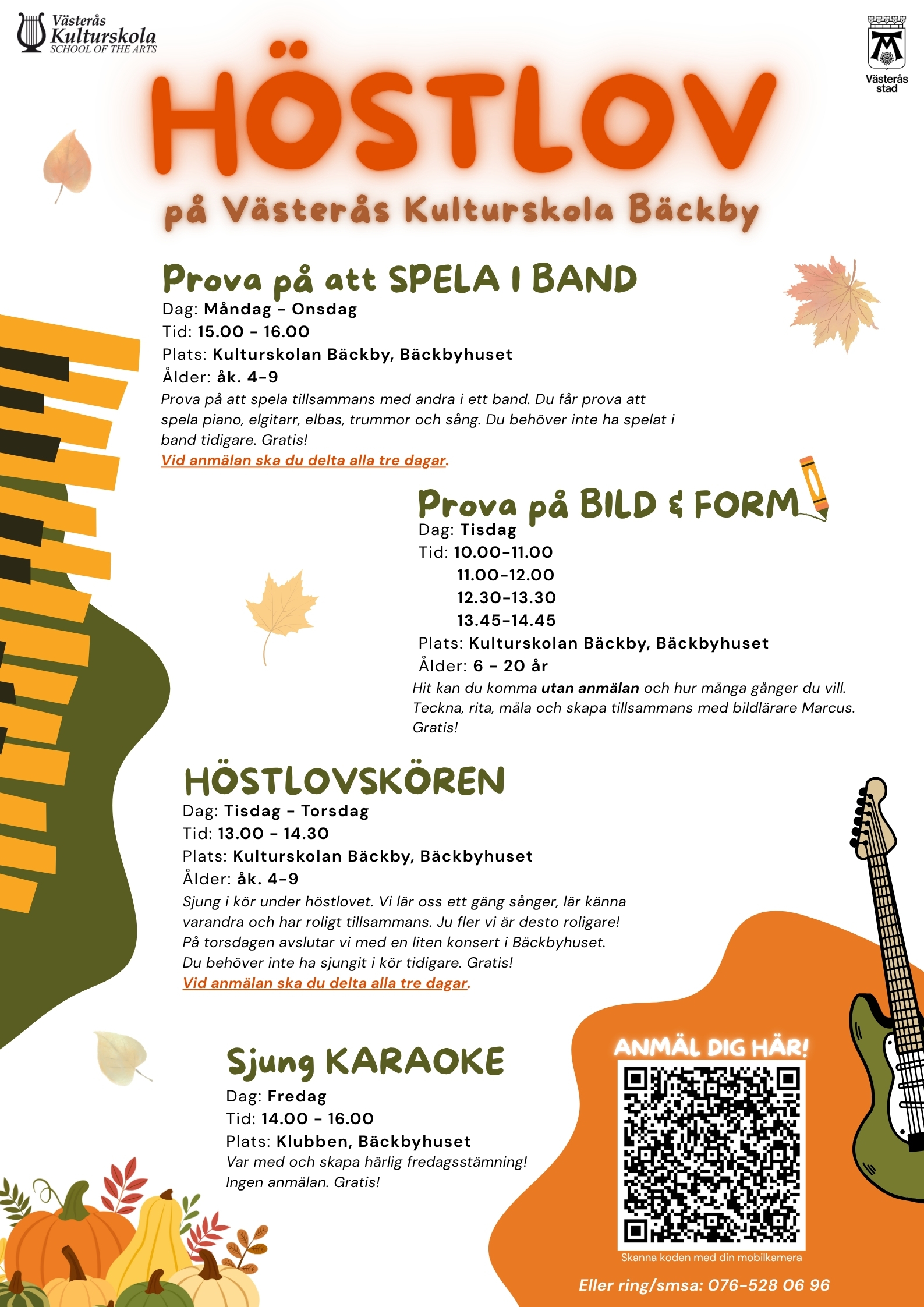 Höstlovsinformation kulturskolan (till skolorna) (Konflikt med Unicode-kodning)