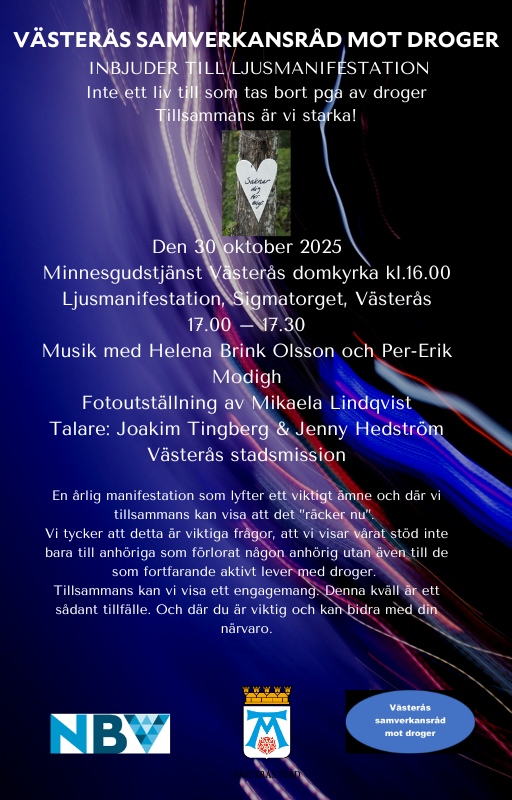 Ljusmanifestation Västerås 25